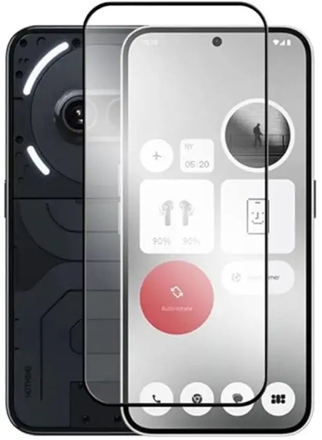 Screen Protector For Nothing  Phone 2A , 5D Tempered Glass Protector 9H Hardness, Bubble Free, HD Clear Nothing Phone 2A Screen Protector
